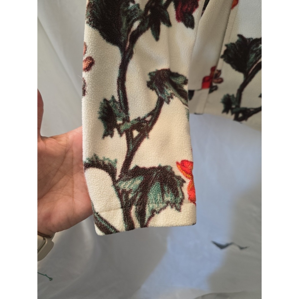 Columbia Ali Peak Hooded Fleece All-Over Floral Print Cowl Neck Sz M Boho-chic - Picture 6 of 13